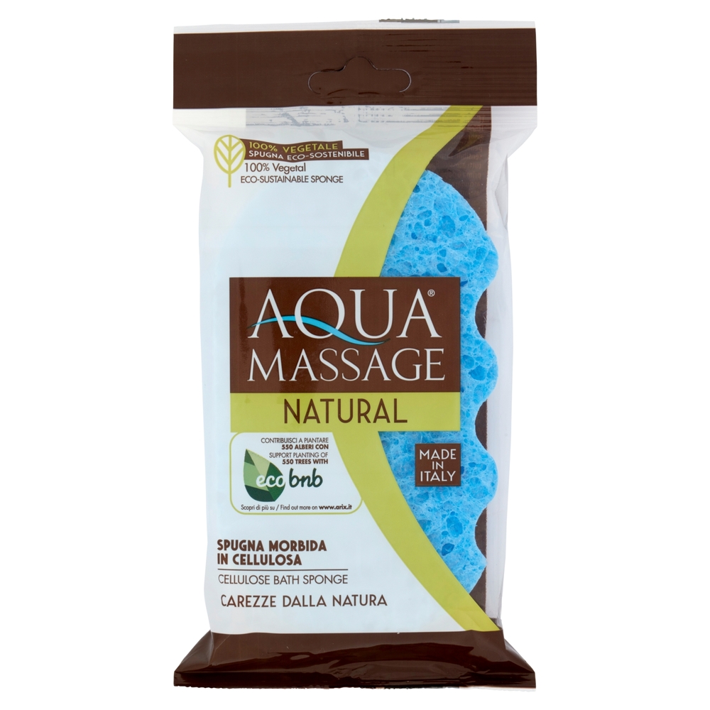 Aquamassage Natural Spugna Morbida in Cellulosa